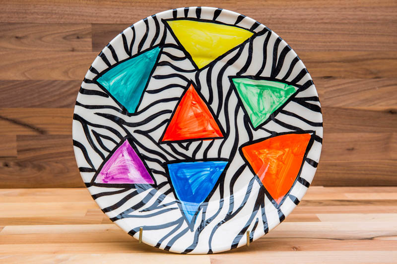 Carnival Safari range — hand-painted pottery by Reckless Designs